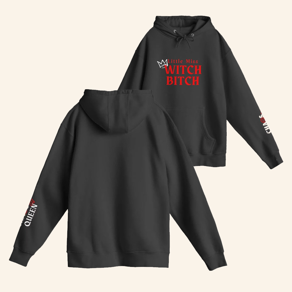 Author Garrett Merch Little Miss Witch Bitch Hoodie Christmas Gifts For Him Author Garrett Merch Little Miss Witch Bitch Hoodie Christmas Gifts For Him