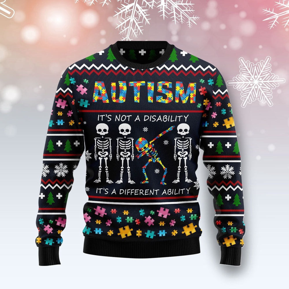 Autism Different Ugly Christmas Sweater Christmas Gift