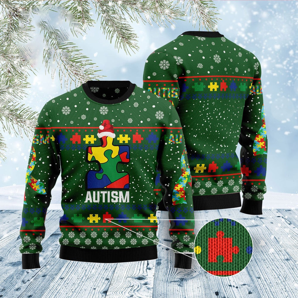 Autism Ugly Christmas Sweater Funny Ugly Christmas Sweater Holiday Gifts