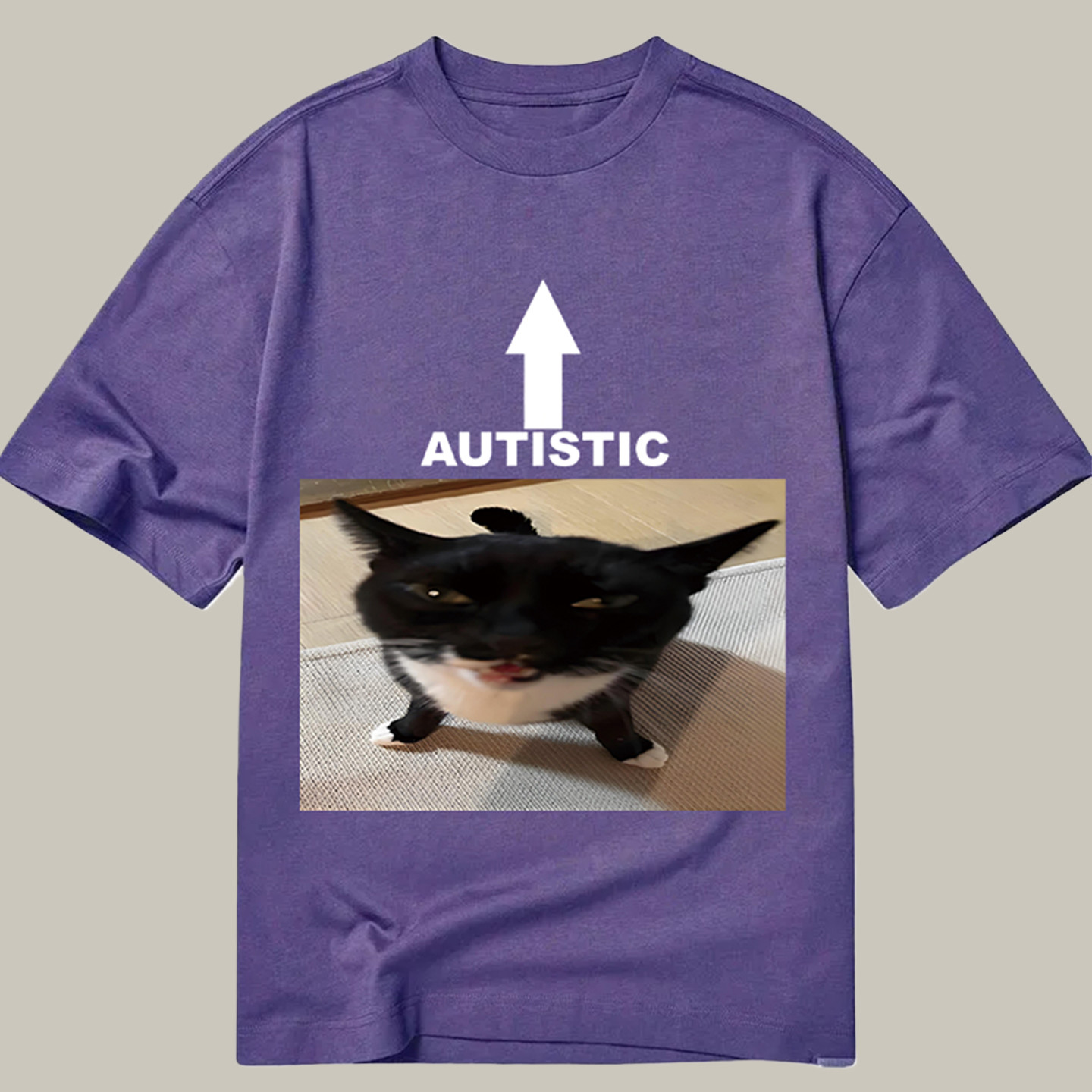 Autistic Cat Classic Shirt Humor Graphic T-Shirts Best Gifts For Teens