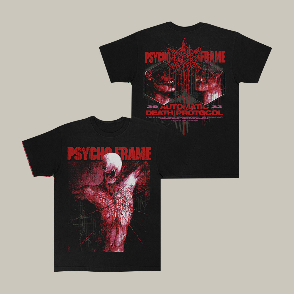 Automatic Death Protocol Psycho Frame T-Shirt Deathcore Band Merch Psycho Frame Lover Gift