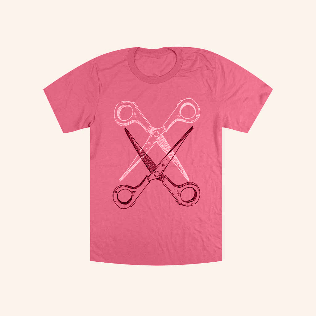 Autostraddle Merch Basic Scissoring T-Shirt Birthday Presents For Her Autostraddle Merch Basic Scissoring T-Shirt Birthday Presents For Her