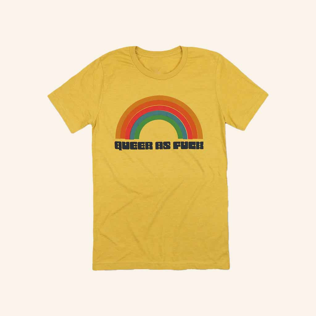 Autostraddle Merch Queer As F T-Shirt Gift Ideas For Friends Autostraddle Merch Queer As F T-Shirt Gift Ideas For Friends