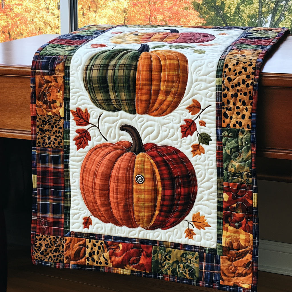 Autumn Acres Delight Quilted Table Runner Best Fall Table Runners Good Family Gifts