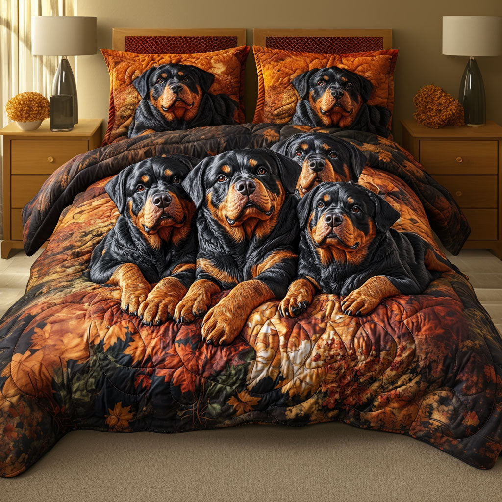 Autumn Bond Quilted Bedding Set Exclusive Bedding Gift Set for Luxury Sleep