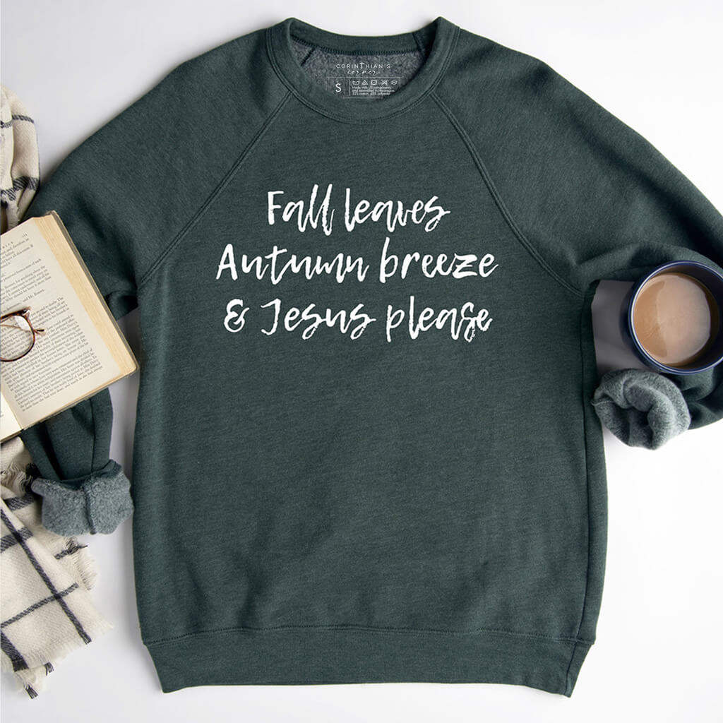 Autumn Breeze Premium Sweatshirt Christian Gifts For Women