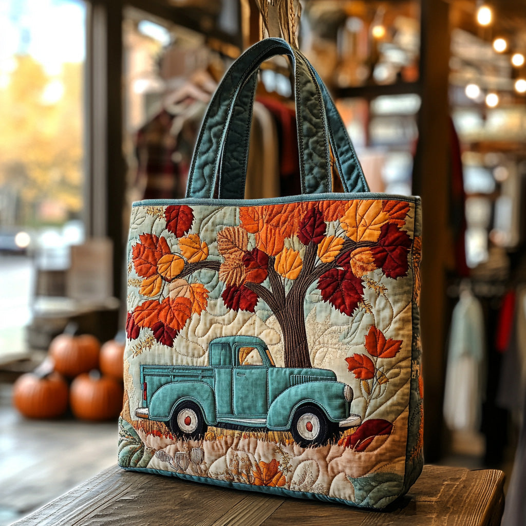 Autumn Cargo Quilted Tote Bag Autumn Themed Gifts