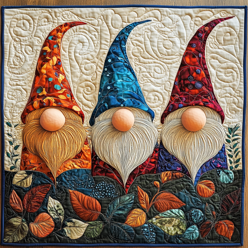 Autumn Gnome Quilted Placemat Cute Placemats Best Gnome Gifts