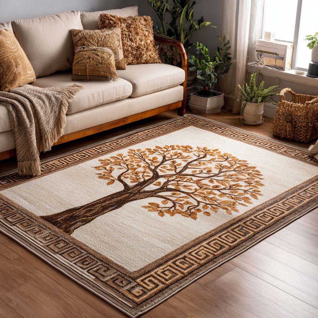 Autumn Grace Area Rug Living Room Rugs Useful Gift for Mom