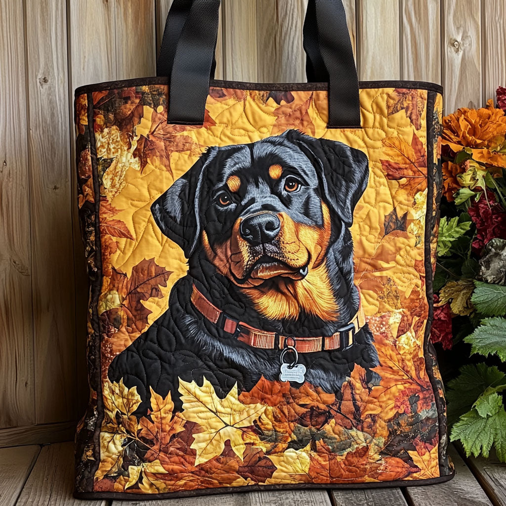 Autumn Guardian Quilted Tote Bag Best Gifts For Beach Lovers