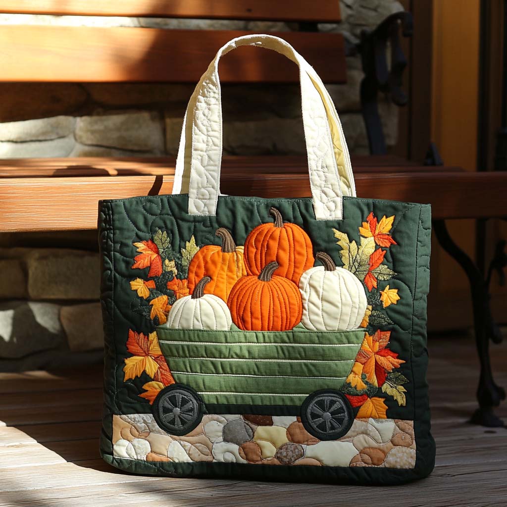 Autumn Hitch Quilted Tote Bag Autumn Gift Ideas