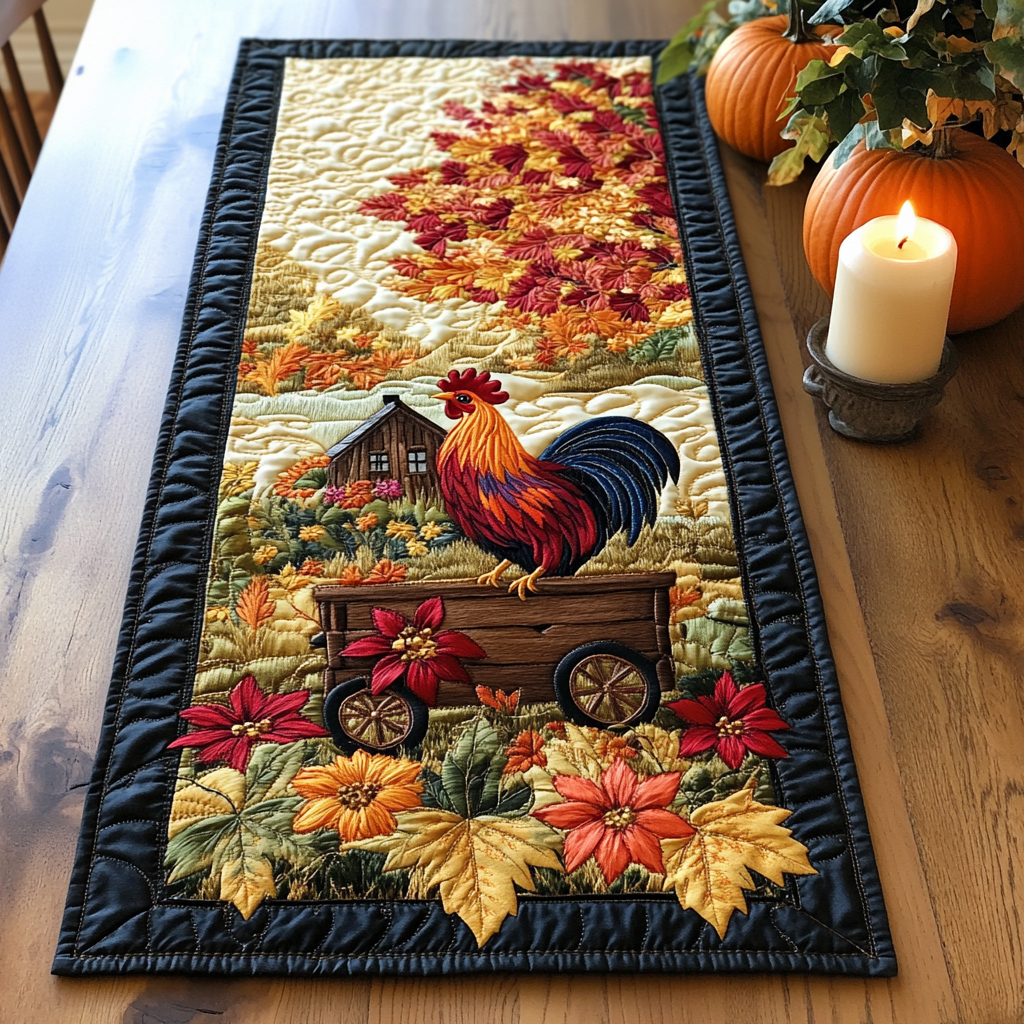 Autumn Hues Quilted Table Runner Autumn Table Runner Great Gifts For Mom