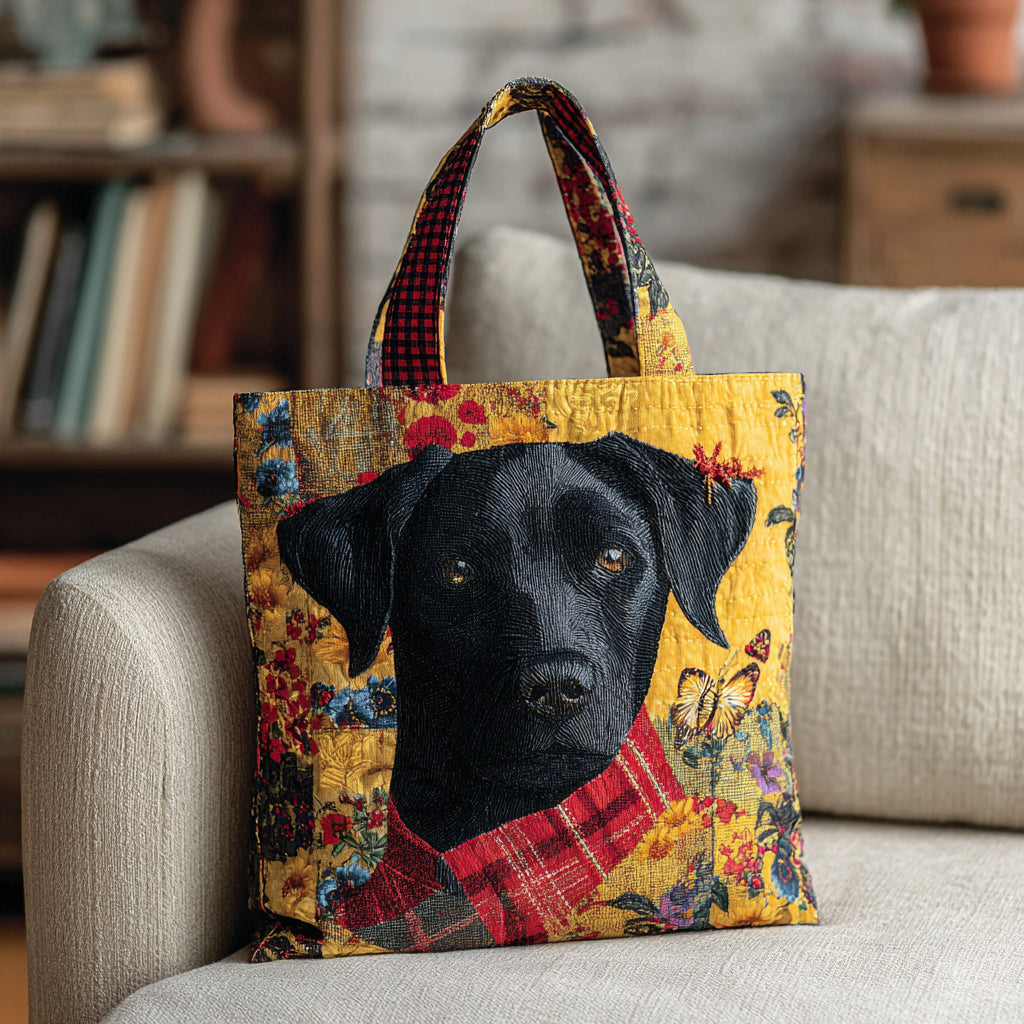 Autumn Labrador Retriever Quilted Tote Bag Christmas Presents For Dog Lovers