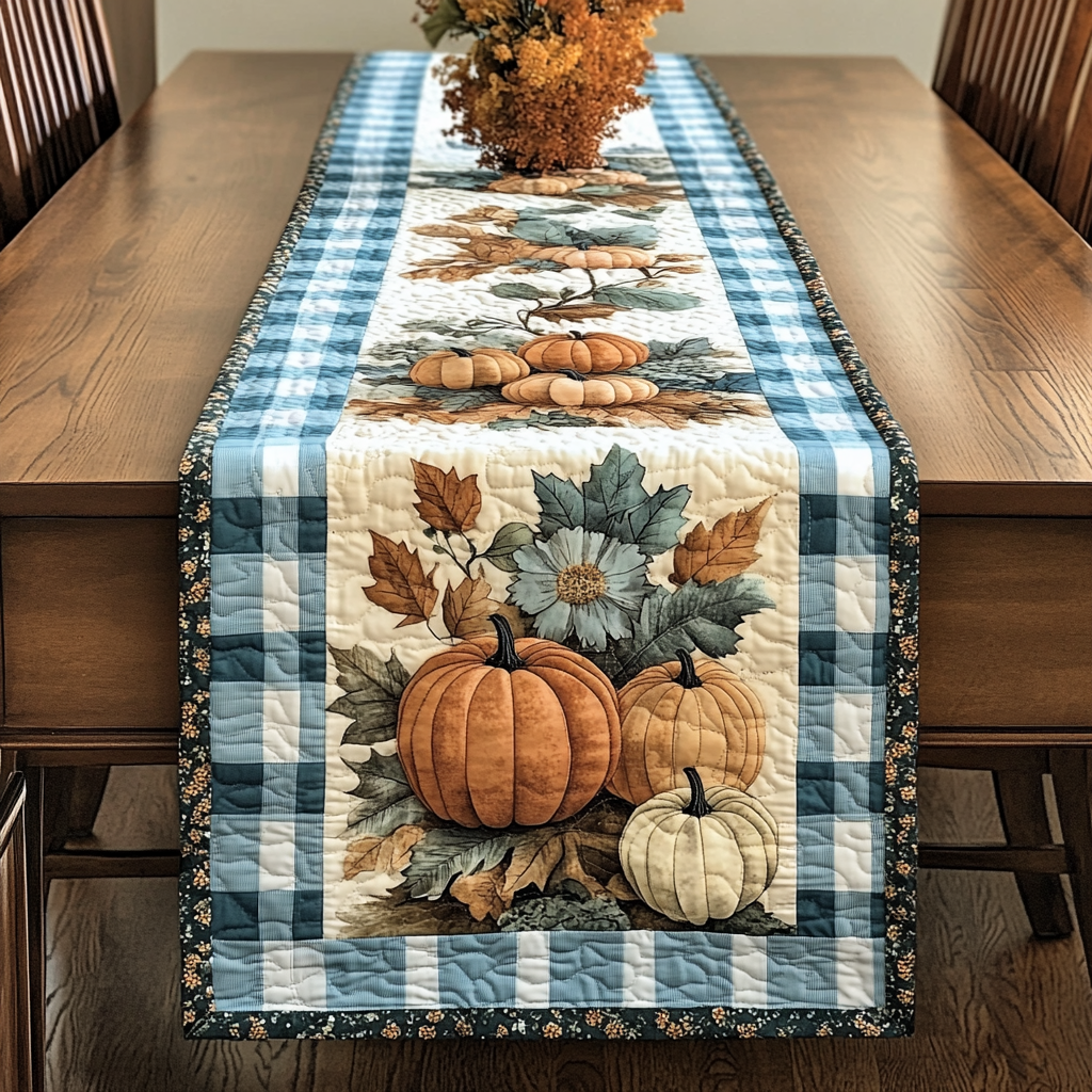 Autumn Light Falls Quilted Table Runner Autumn Table Runner Gifts For Mother In Law