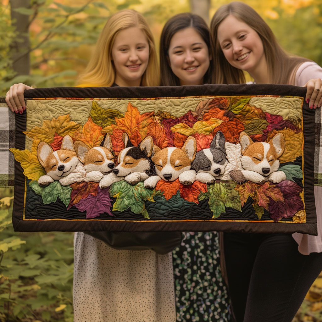 Autumn Naps Quilted Table Runner Dining Table Runner Best Gifts For Dad