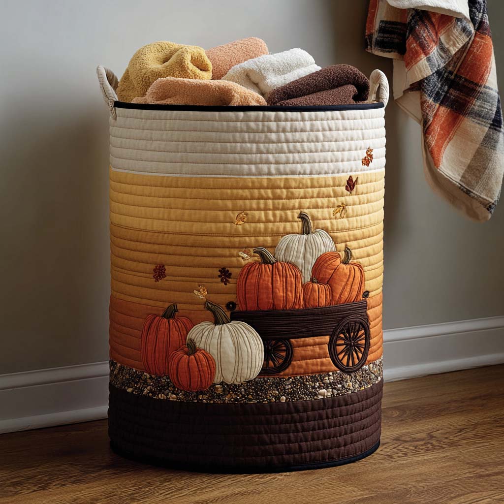 Autumn Pile Quilted Laundry Basket Must-Have Laundry Essential