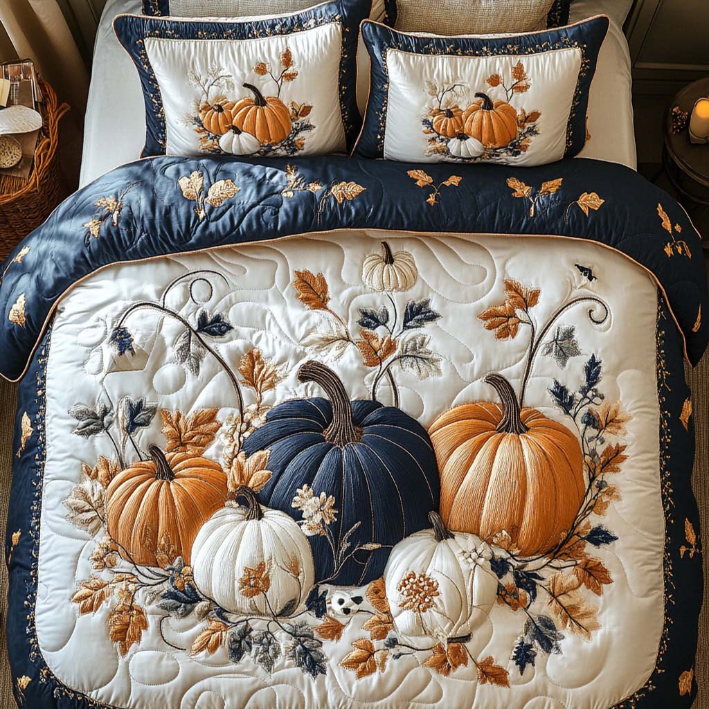 Autumn Quilted Bedding Set Bed Decorations Mid Autumn Festival Gift Ideas