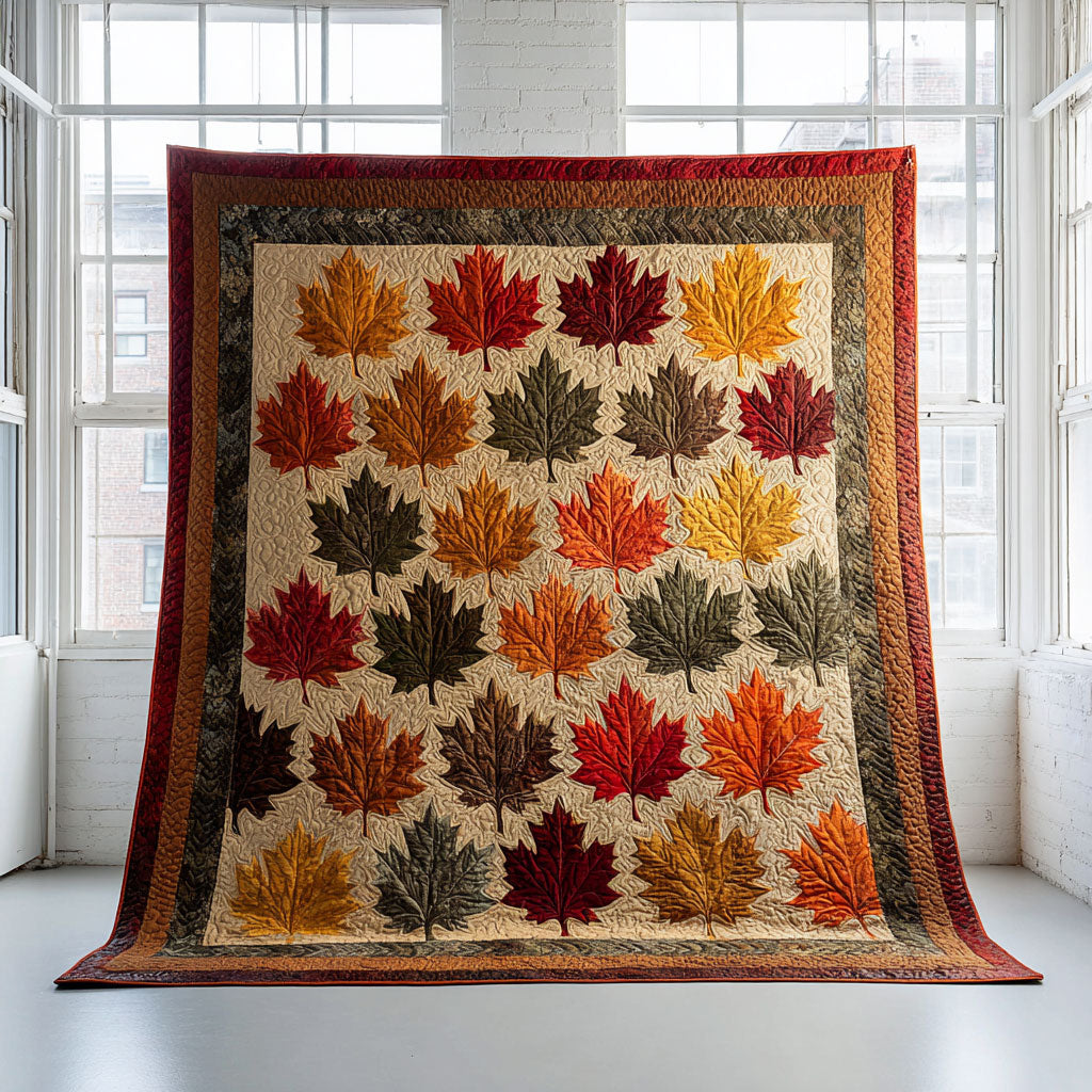 Autumn Serenade Quilt Practical Quilt Blanket Gift for Comfort and Style
