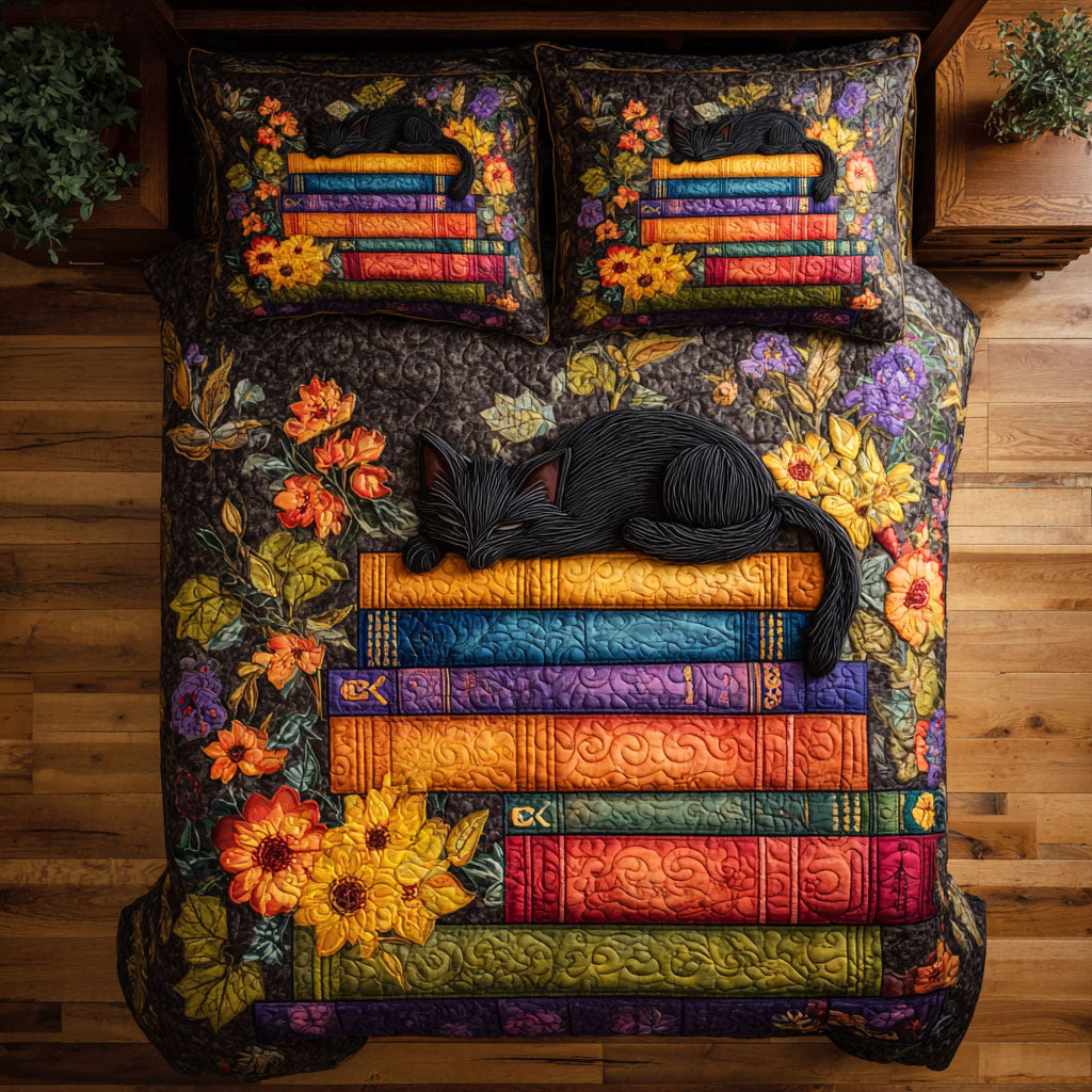 Autumn Spell Quilted Bedding Set Unique Bedding Gift for Family Gatherings