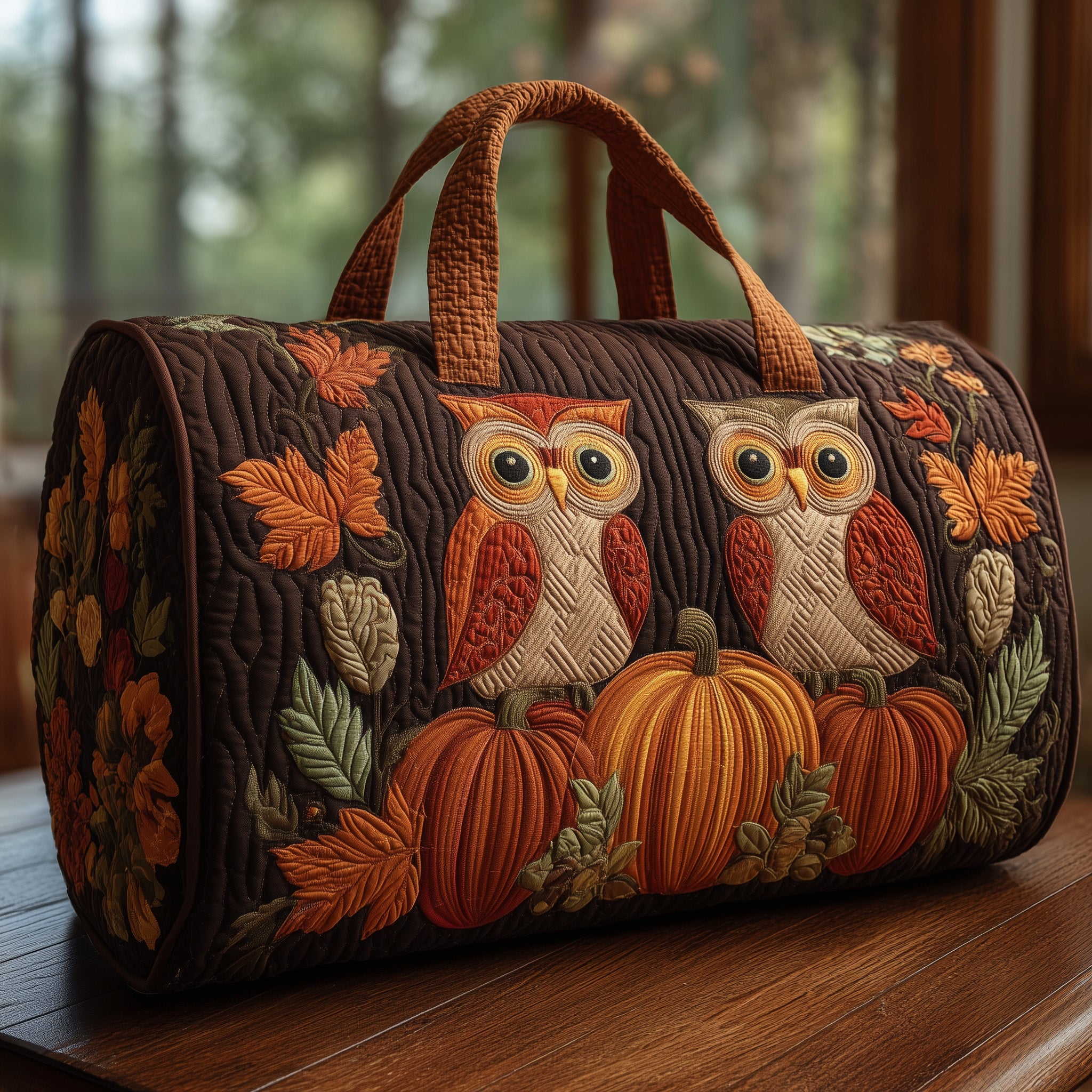 Autumn Spirit Quilted Duffle Bag Easter Gift Idea