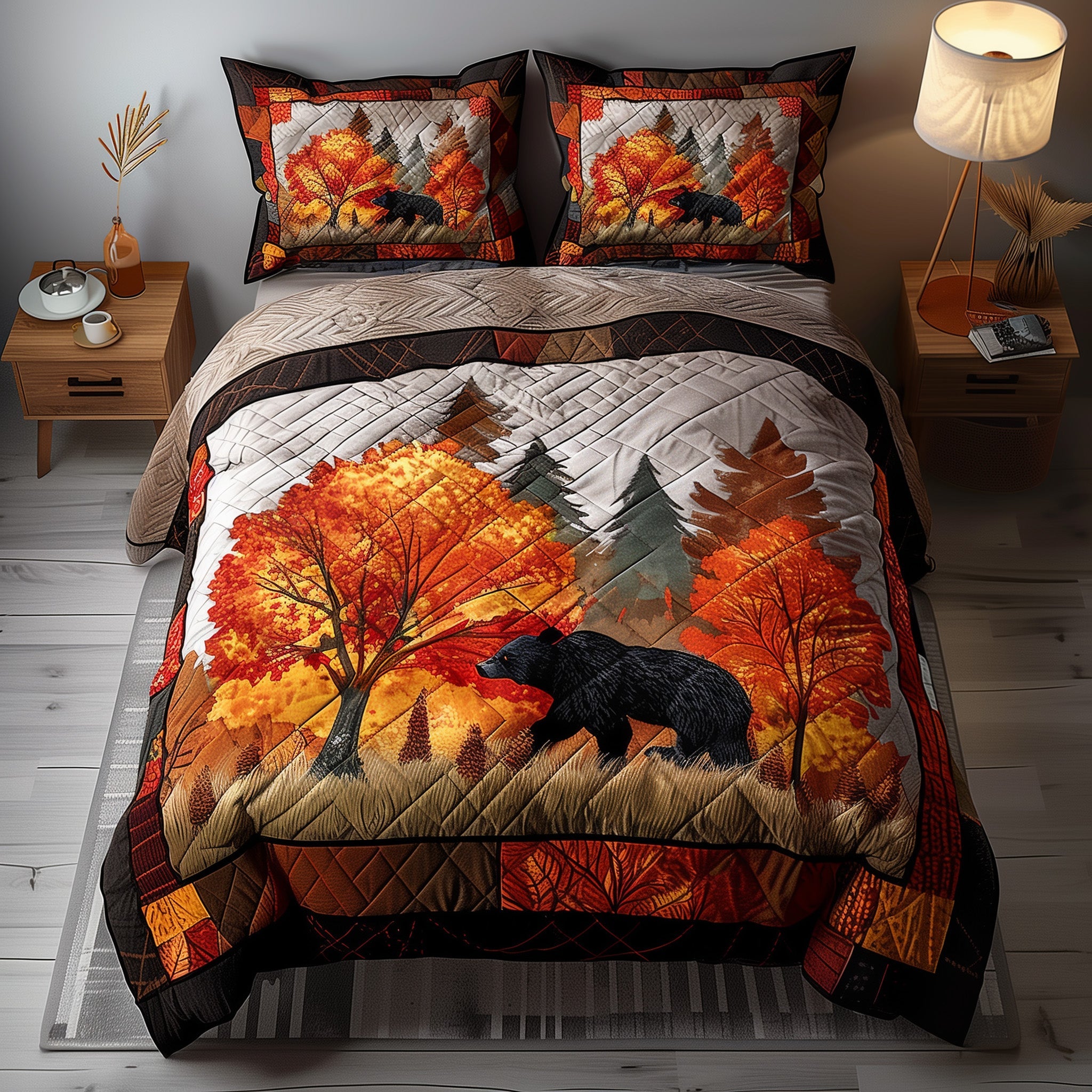 Autumn Wanderer Duvet Cover Set Anniversary Merch Gift