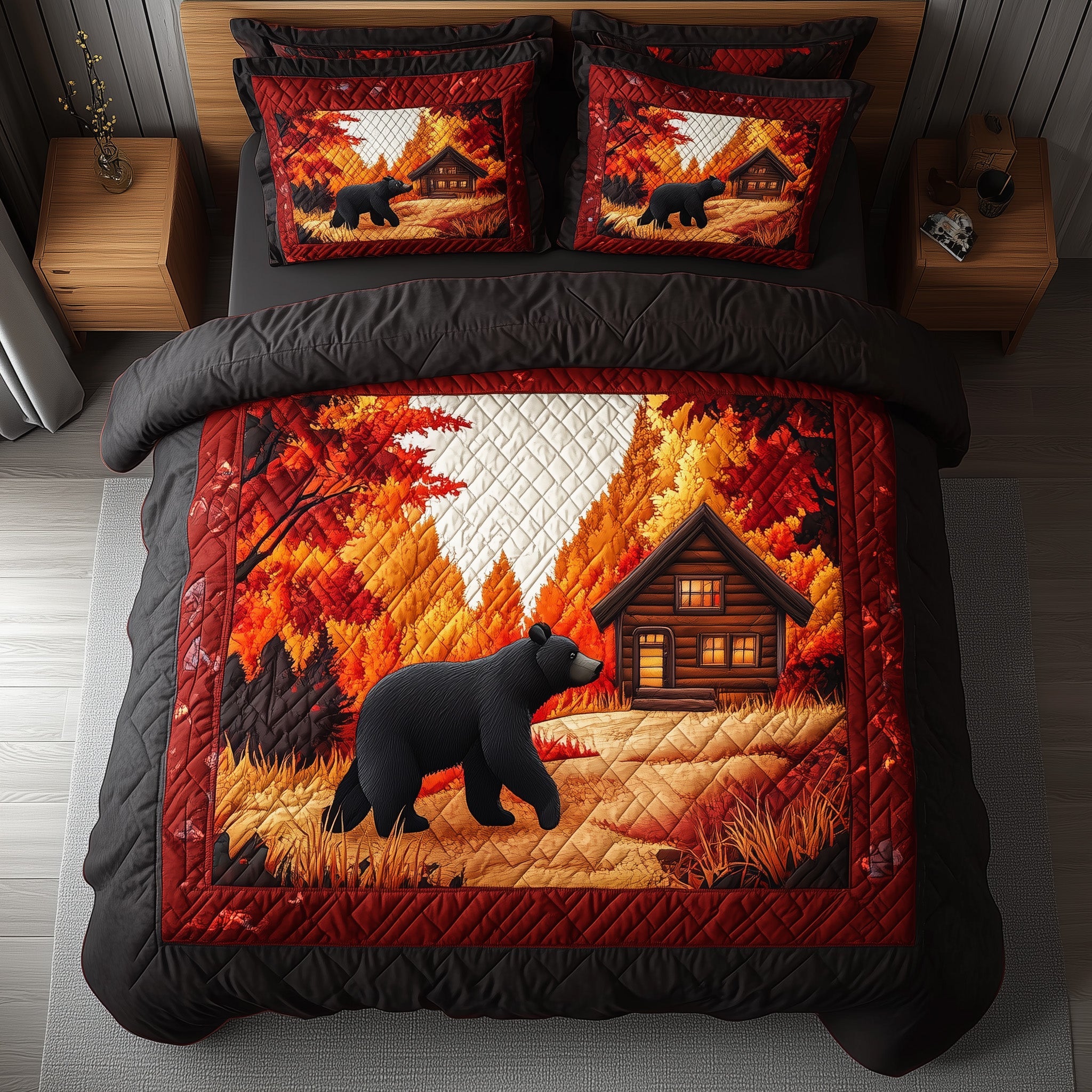 Autumn Wanderer Duvet Cover Set Christmas Merch Gift
