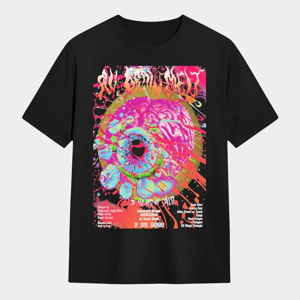 AV Brain Melt Ramova Loft Mar 28 2026 Tour T-Shirt 5 Years Of HLS Shirt Gifts For Him