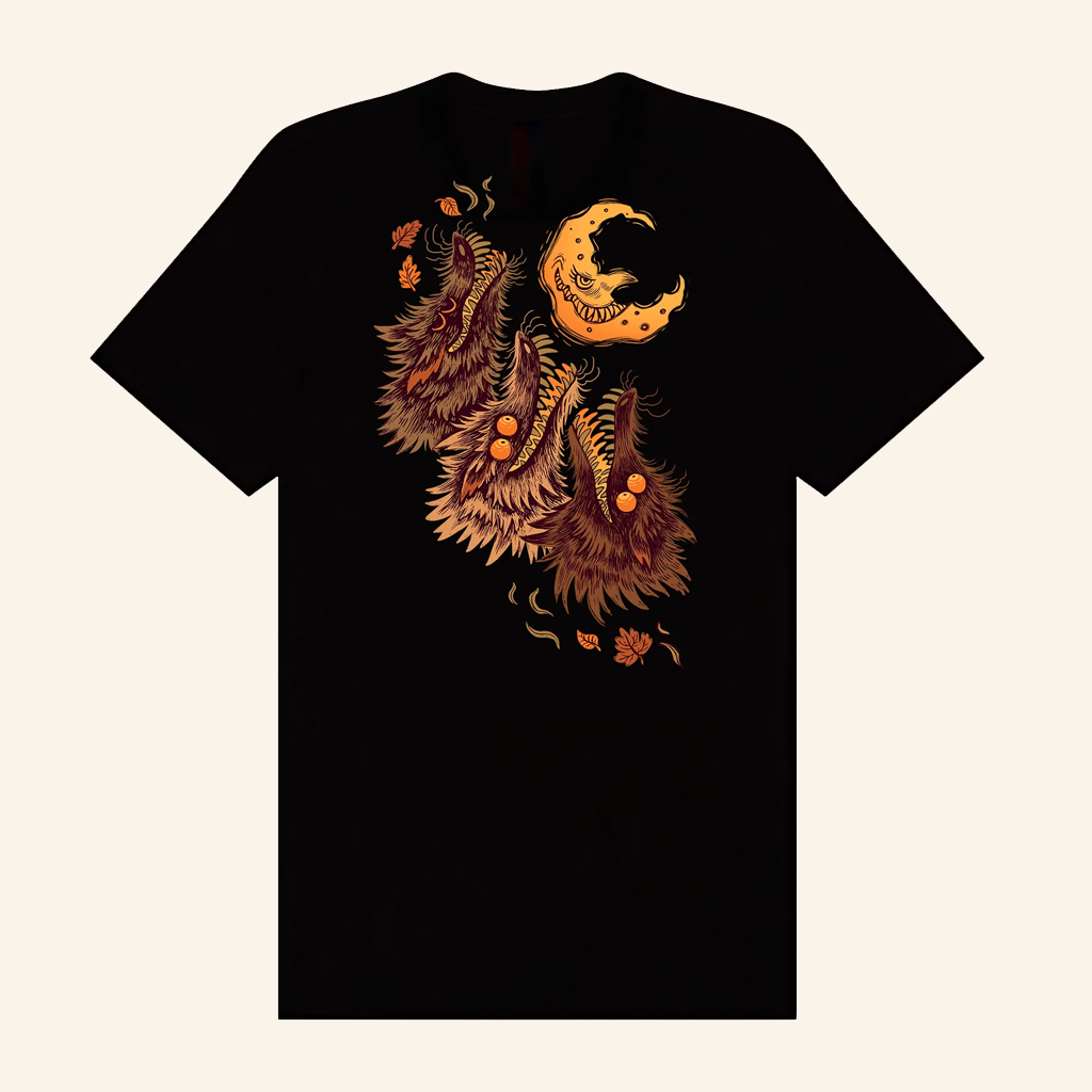 Avantris Merch Three Hypnovulfen Crooked Moon T-Shirt Christmas Gift Ideas For Him Avantris Merch Three Hypnovulfen Crooked Moon T-Shirt Christmas Gift Ideas For Him