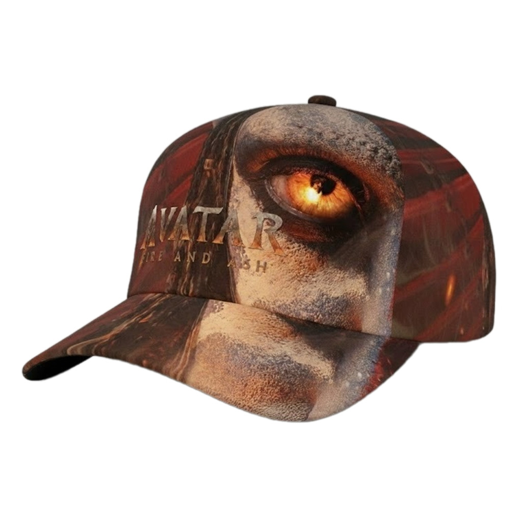 Avatar 3 Fire And Ash Hat Movie Inspired Na'vi Warrior Eye Cap Avatar Merch Gifts For Fans Avatar 3 Fire And Ash Hat Movie Inspired Na'vi Warrior Eye Cap Avatar Merch Gifts For Fans
