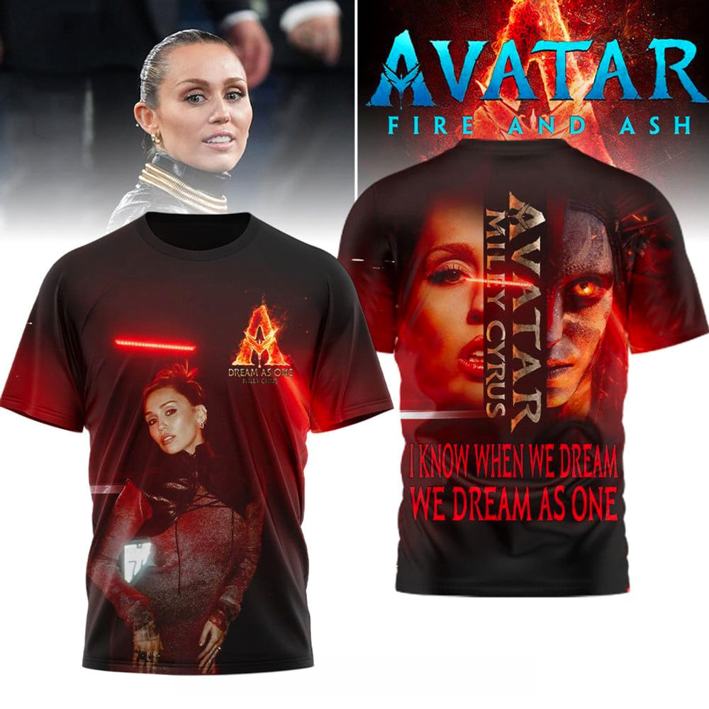 Avatar Miley Cyrus Dream As One T-Shirt Avatar Merch Gifts For Sister Movie Lovers