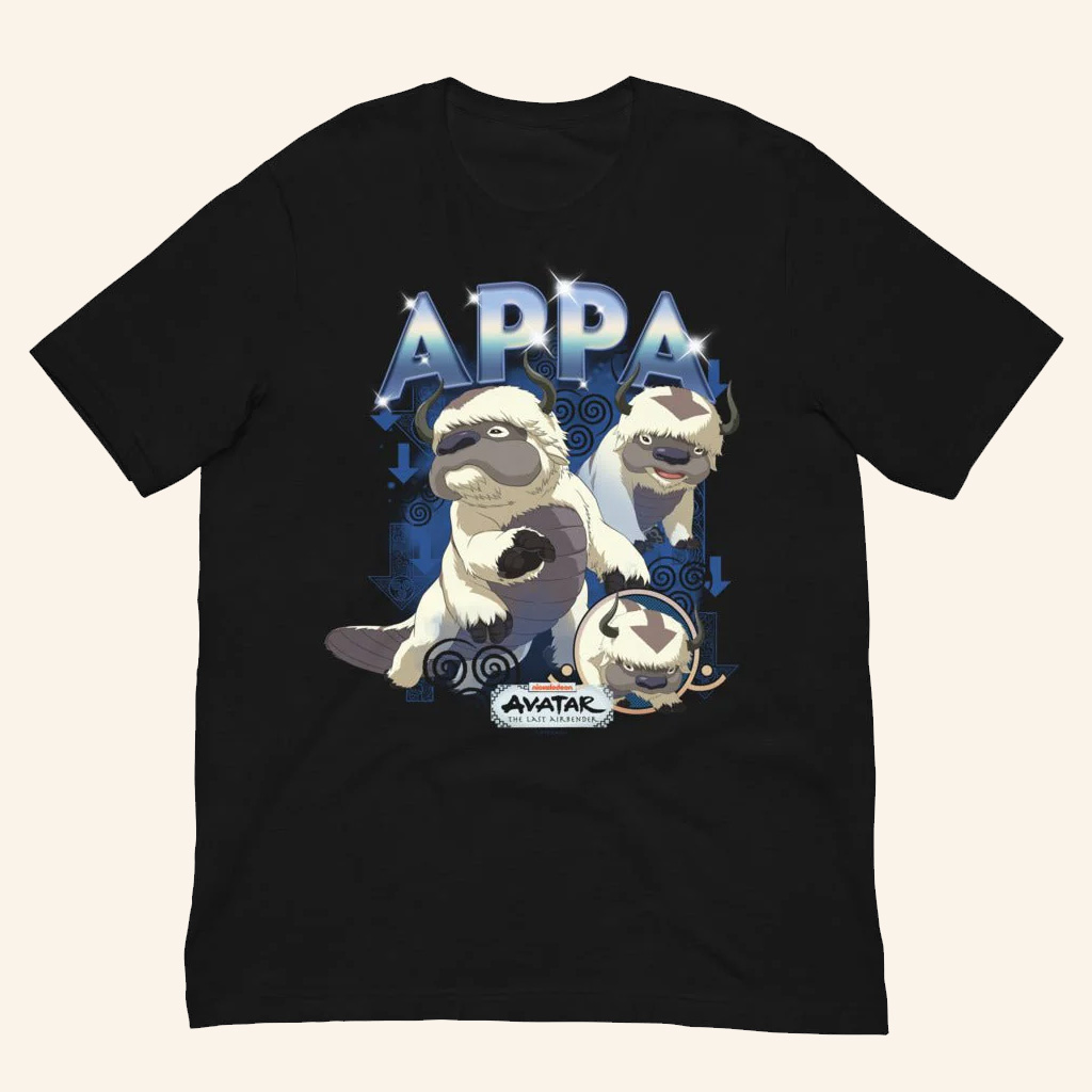 Avatar The Last Airbender Merch Appa Heartthrob T-Shirt Gifts For Her Avatar The Last Airbender Merch Appa Heartthrob T-Shirt Gifts For Her