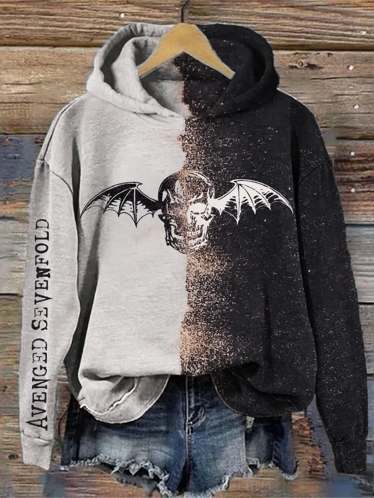 Avenged Sevenfold Merch Avenged Sevenfold Bat Skull Hoodie A7X Merch Mother Day Special Gifts Avenged Sevenfold Merch Avenged Sevenfold Bat Skull Hoodie A7X Merch Mother Day Special Gifts