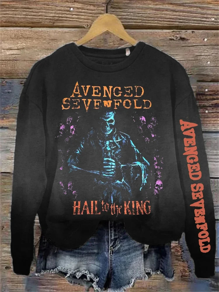 Avenged Sevenfold Merch Avenged Sevenfold Skull Sweatshirt Cool Mothers Day Gifts