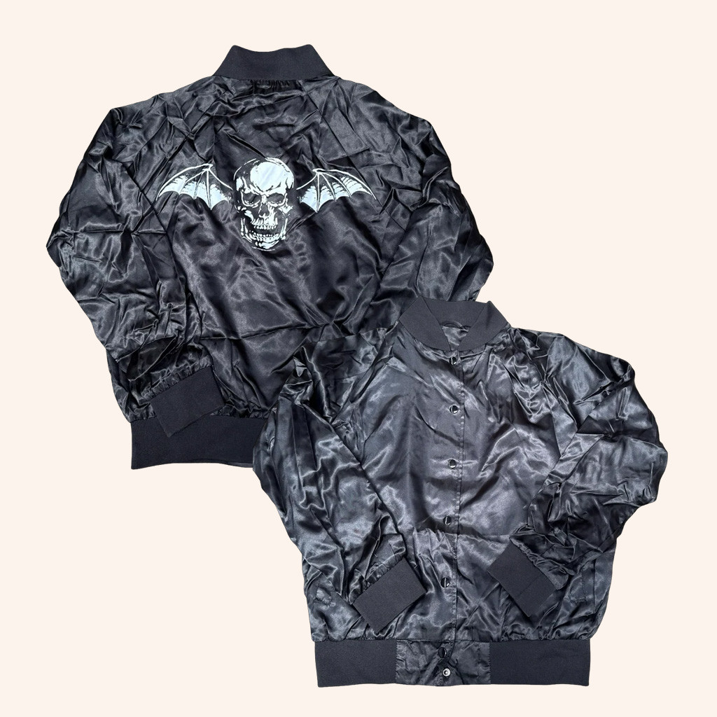 Avenged Sevenfold Merch Deathbat Jacket Music Related Gifts For Her Avenged Sevenfold Merch Deathbat Jacket Music Related Gifts For Her