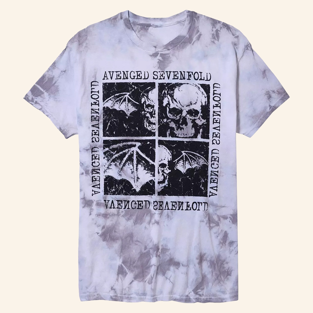 Avenged Sevenfold Merch Deathbat T-Shirt Music Lover Gift Ideas For Him