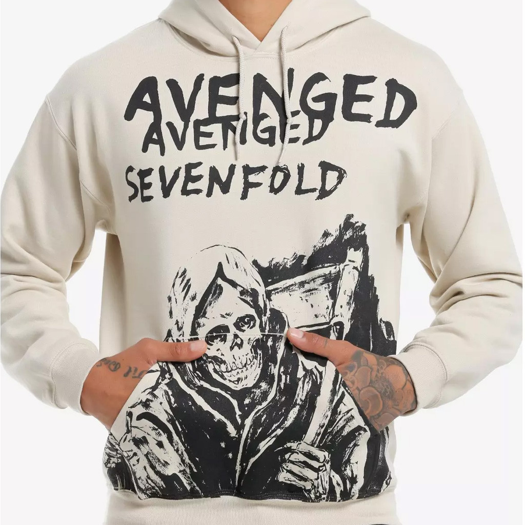 Avenged Sevenfold Merch Grim Reaper Hoodie Best Gifts For Music Lovers