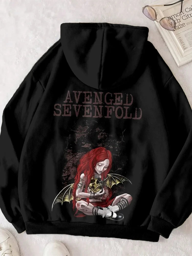 Avenged Sevenfold Merch Hoodie A7X Hoodie First Fathers Day Gift for Dad Avenged Sevenfold Merch Hoodie A7X Hoodie First Fathers Day Gift for Dad