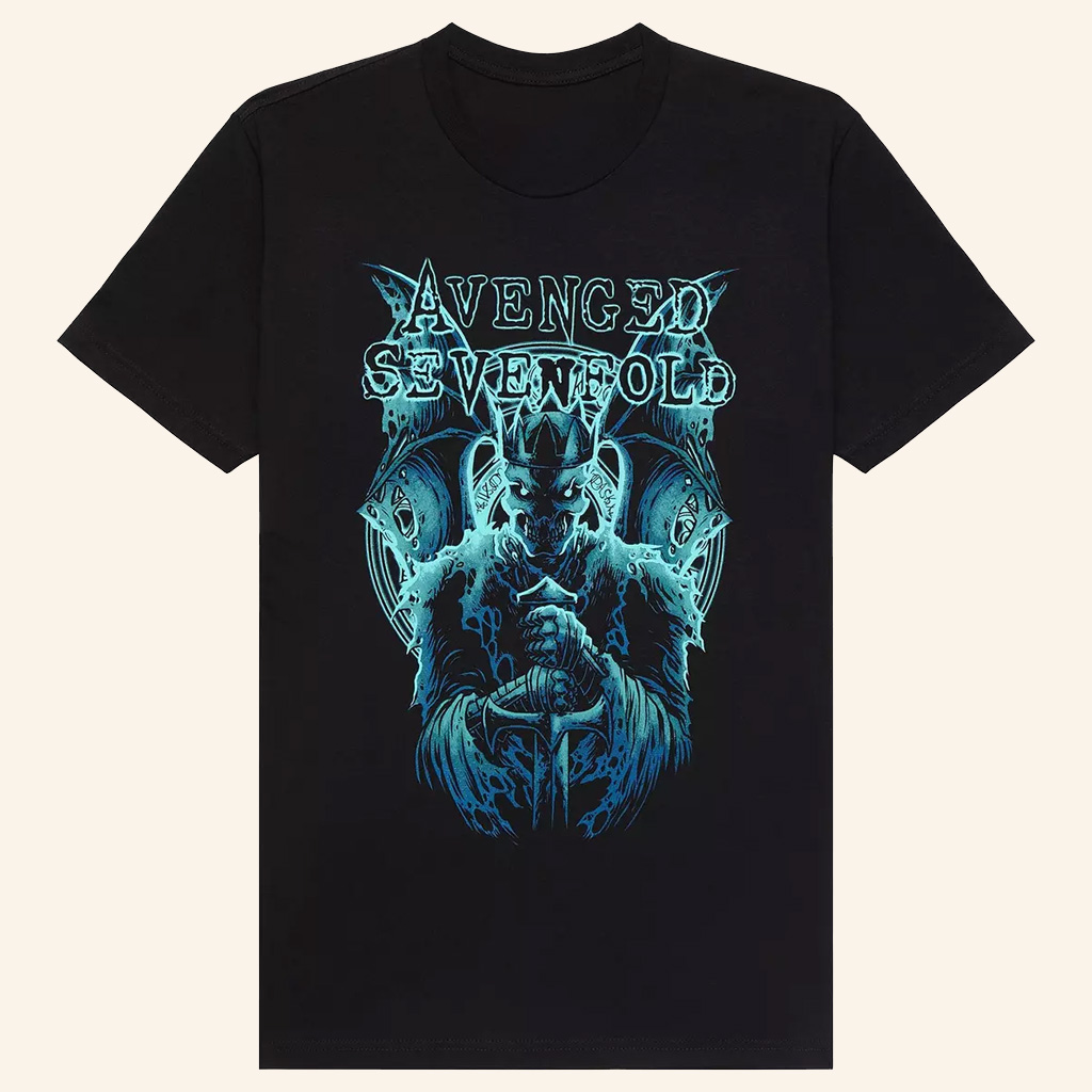 Avenged Sevenfold Merch Skeleton King T-Shirt Gift Ideas For Music Lovers