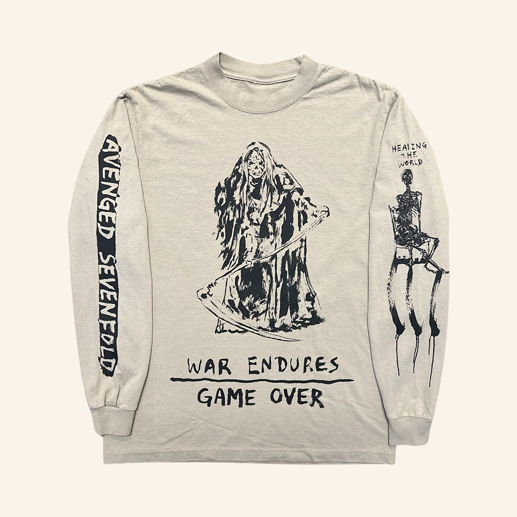 Avenged Sevenfold Merch War Endures Game Over Long Sleeve Shirt Gifts For Music Fans Avenged Sevenfold Merch War Endures Game Over Long Sleeve Shirt Gifts For Music Fans