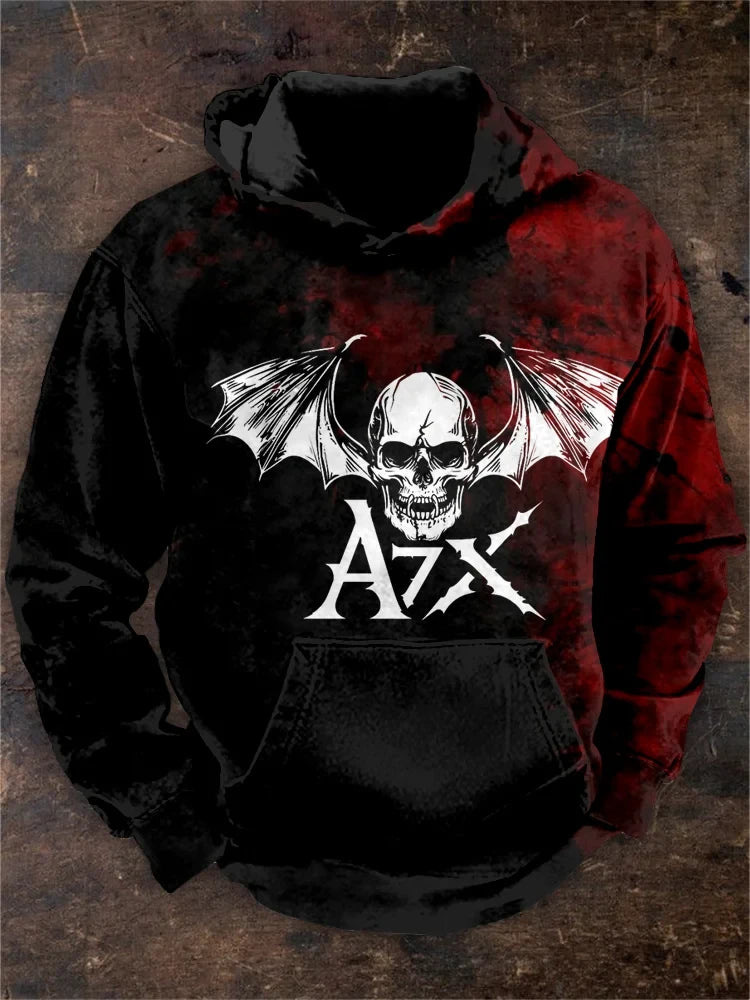 Avenged Sevenfold Merch Wings Skull A7X Hoodie Perfect Father's Day Gifts Avenged Sevenfold Merch Wings Skull A7X Hoodie Perfect Father's Day Gifts