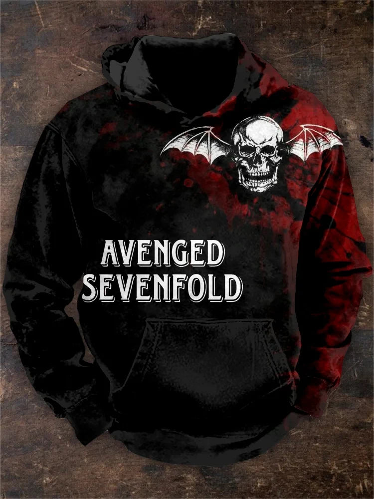 Avenged Sevenfold Merch Wings Skull Avenged Sevenfold Hoodie Best Father's Day Special Gifts