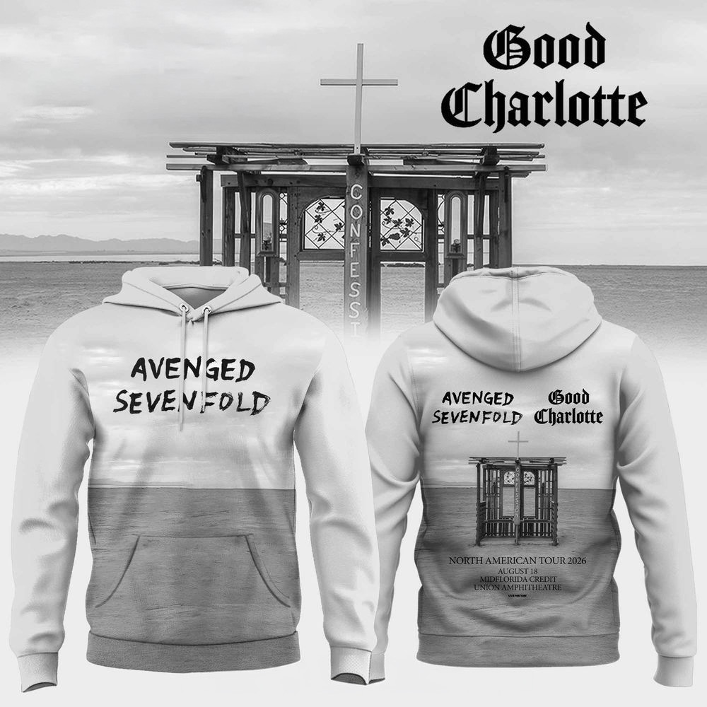 Avenged Sevenfold x Good Charlotte North American Tour 2026 Hoodie Avenged Sevenfold Merch