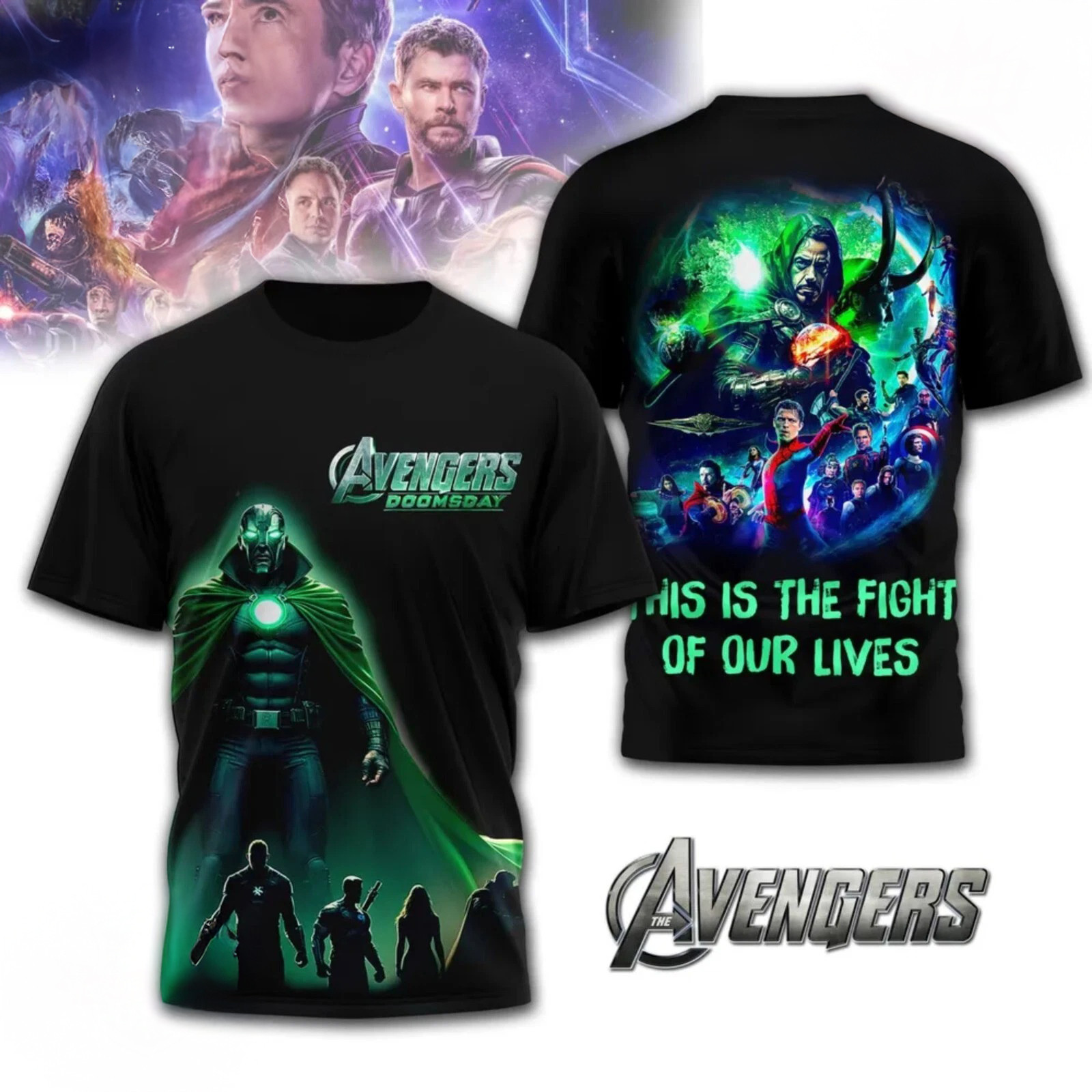 Avenger Doomsday 3D T-Shirt Gift For Fans