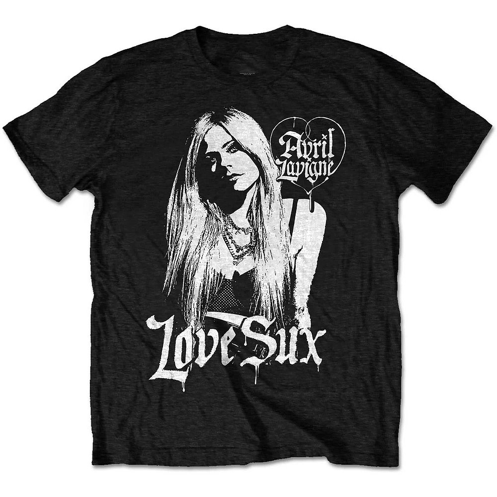 Avril Lavigne Love Sux T-Shirt Pop Punk Merch Fan Gift Best Gift For Music Lovers