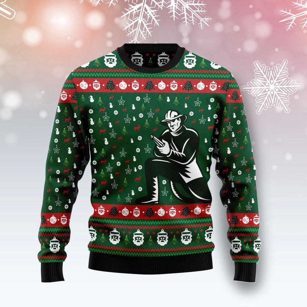 Awesome Firefighter Ugly Christmas Sweater 1 Christmas Gift