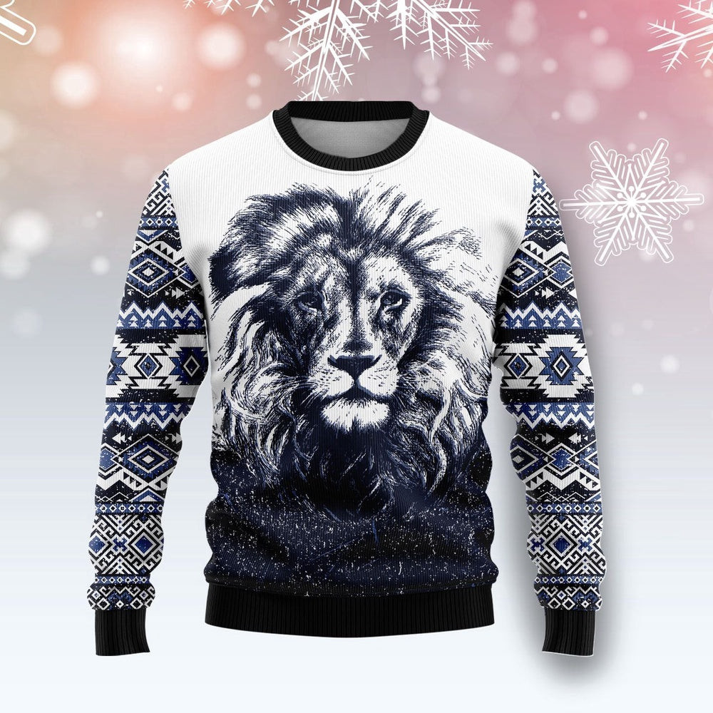 Awesome Lion Ugly Christmas Sweater Christmas Gift