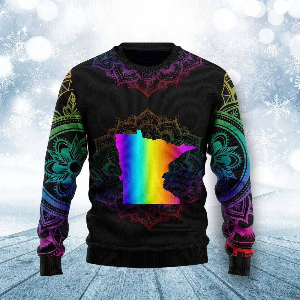 Awesome Minnesota Ugly Christmas Sweater Christmas Gift