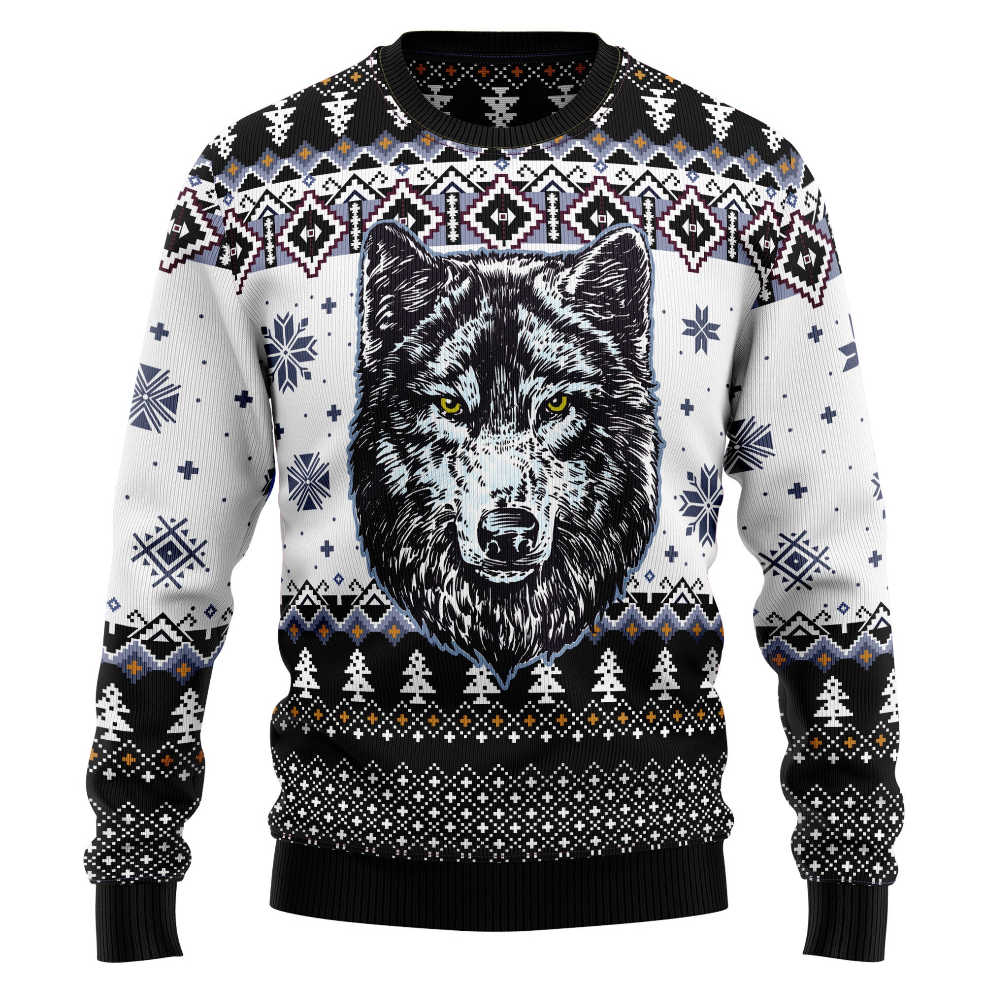 Awesome Wolf Ugly Christmas Sweater