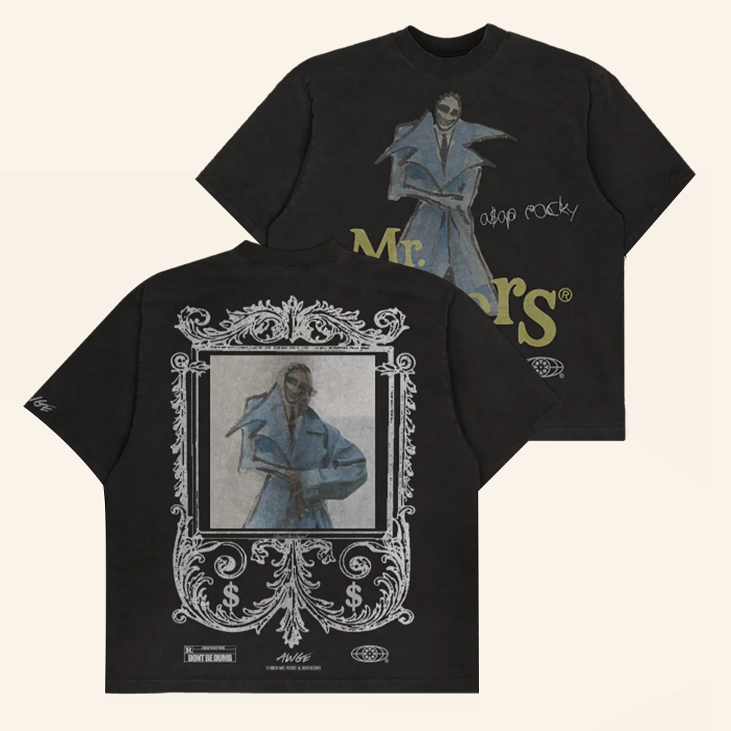 AWGE Merch Mr Mayers T-Shirt ASAP Rocky Merch Gifts For Rapper Fans