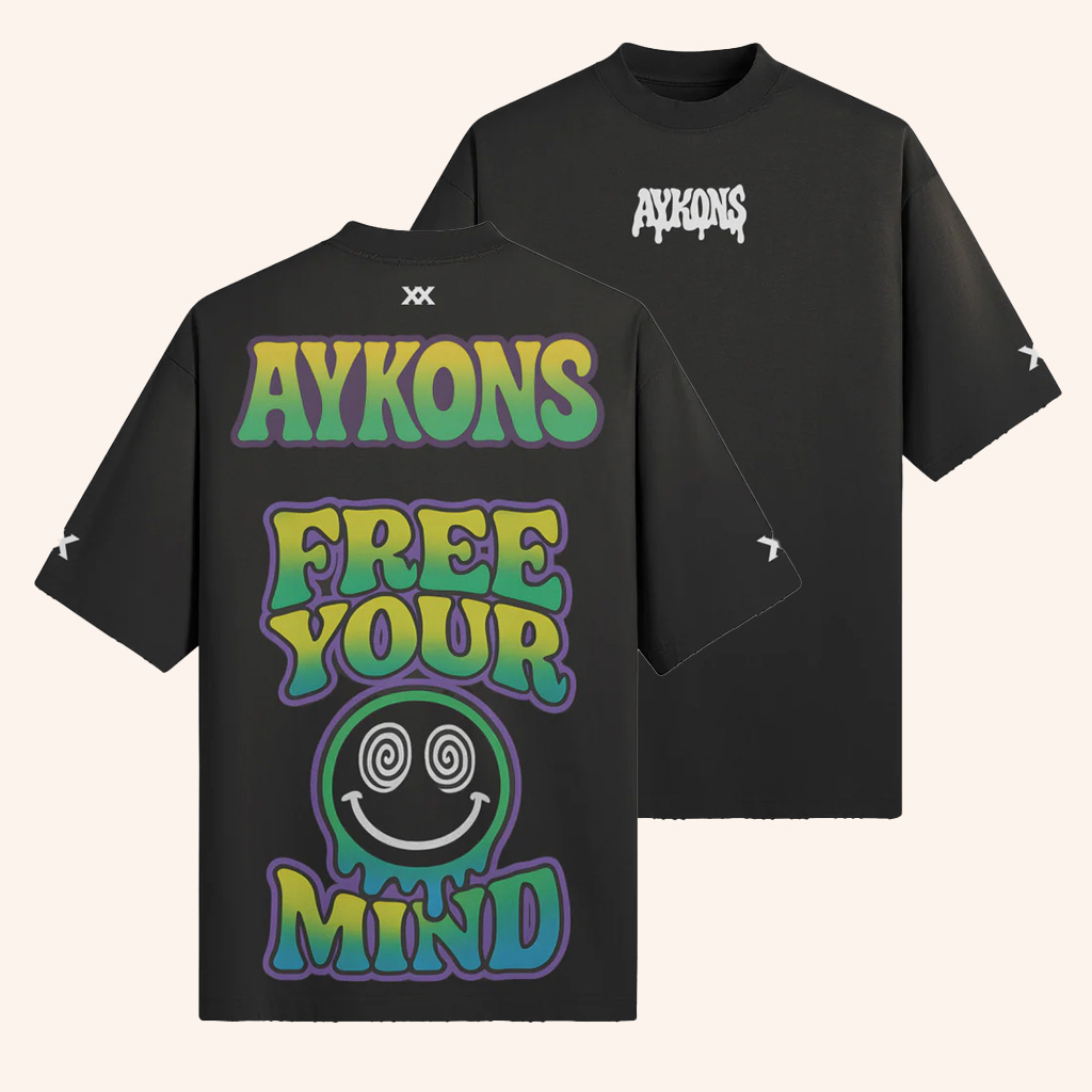 AYKONS Merch 260 Free Your Mind T-Shirt Great Gifts For Boyfriend